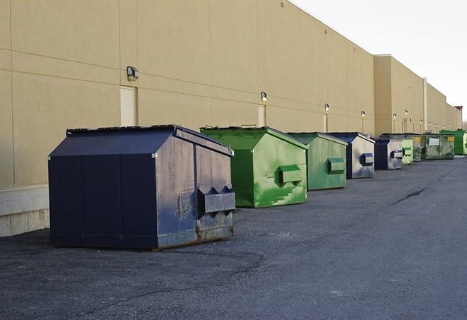 construction dumpsters filling up at a job site in Deadwood SD